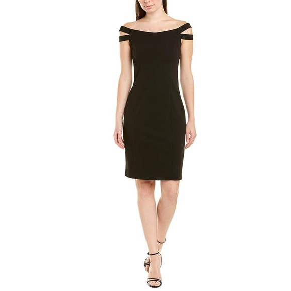 Betsey Johnson Black Sheath Sleeveless Bodycon Mini Dress - Picture 1 of 6